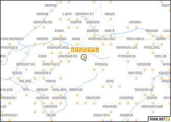 map of Nam-hawm