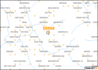 map of Nam Ha