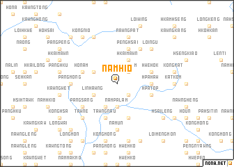 map of Namhio