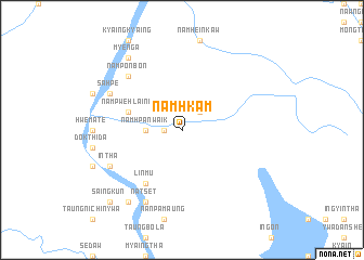 map of Namhkam