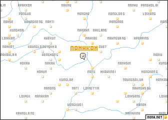 map of Namhkam