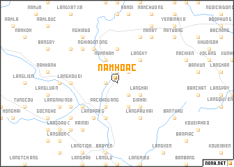 map of Nậm Hoắc