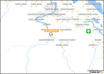 map of Nam Hoa