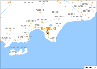 map of Namho-ri