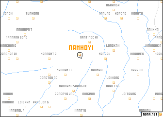 map of Namho-yi