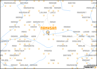 map of Nam-hsan