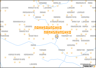 map of Namhsawnghko