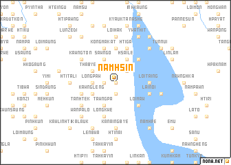 map of Namhsin