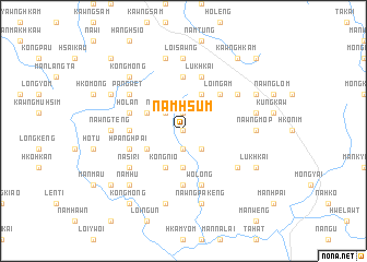 map of Namhsum