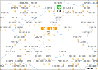 map of Nam-htam