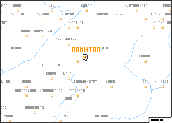 map of Namhtan