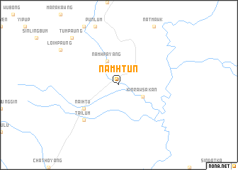 map of Namhtun