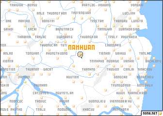 map of Nam Huân