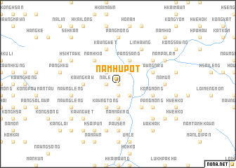 map of Nam-hu-pot