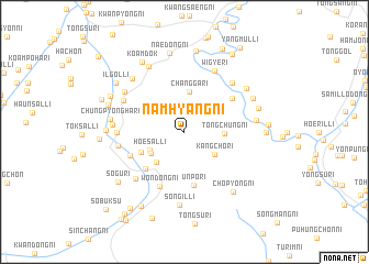 map of Namhyang-ni