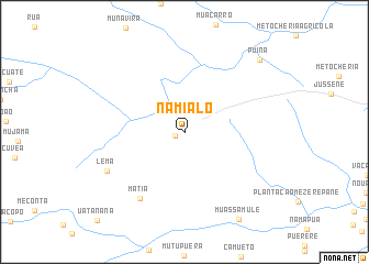 map of Namialo