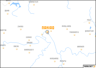 map of Namiao