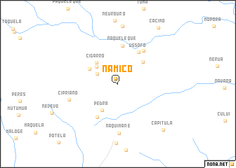 map of Namico