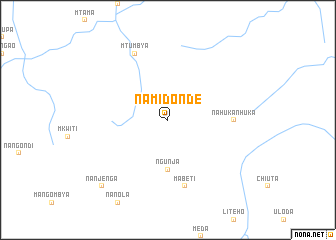 map of Namidonde