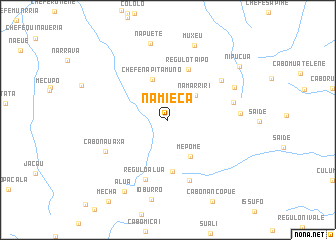 map of Namieca