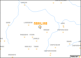 map of Namilima