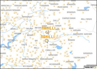 map of Namil-li