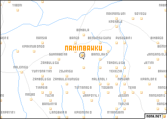 map of Naminbawku