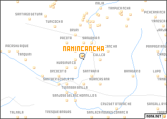 map of Namincancha