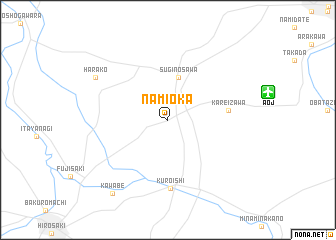 map of Namioka