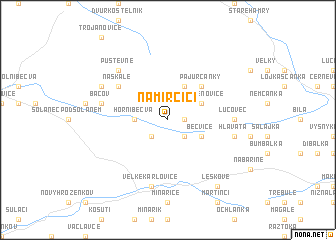 map of Na Mirčici