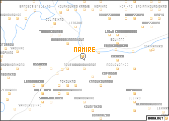 map of Namiré