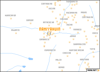 map of Namiyahuin