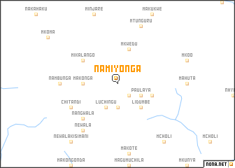 map of Namiyonga