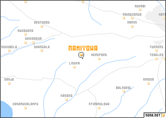 map of Namiyowa