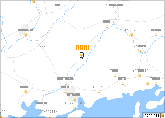 map of Nami