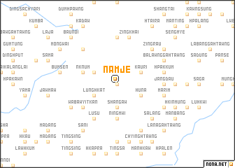 map of Namje