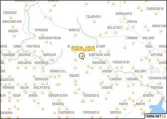 map of Namjŏn