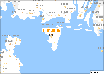 map of Namjung