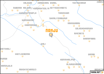 map of Nāmjū