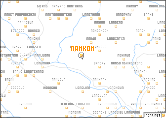 map of Nậm Kôm