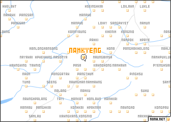 map of Nam-kyeng