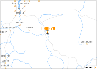 map of Namkyo