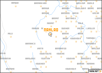 map of Nam Lao