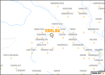 map of Nam Lau