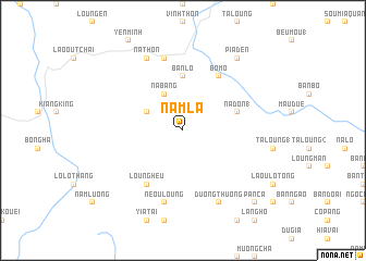 map of Nam La