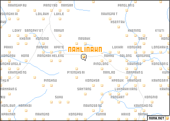 map of Nam-lin-awn