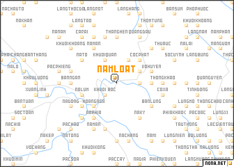 map of Năm Loát