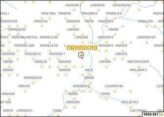 map of Nam-mak-mo