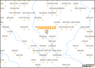 map of Nậm Moeun