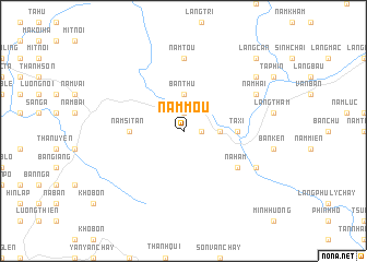 map of Nâm Mou